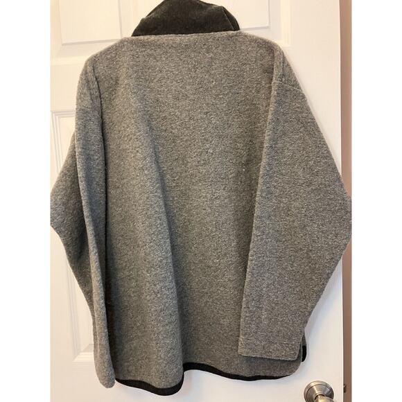 ALPENLAND Sport Mens Gray 1/4 Zip pullover Poly/Wool/Linen Blend Medium - Picture 2 of 14